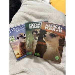 Meerkat Manor 3 DVD set, The story begins, Season two & 3 .Brand new sealed NWT